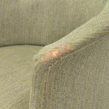 Kerstin Hörlin-Holmquist, fåtöljer, ett par, "Lilla Adam", ur serien "Paradiset", Triva, Nordiska Kompaniet.