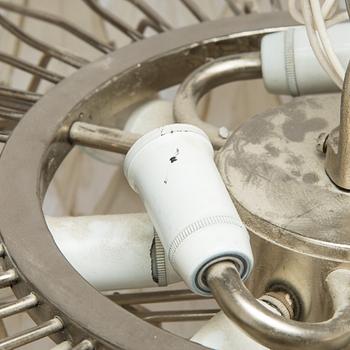 Carlo Scarpa, A1960s 'Polyhedra' chandelier for Venini Murano Italy.