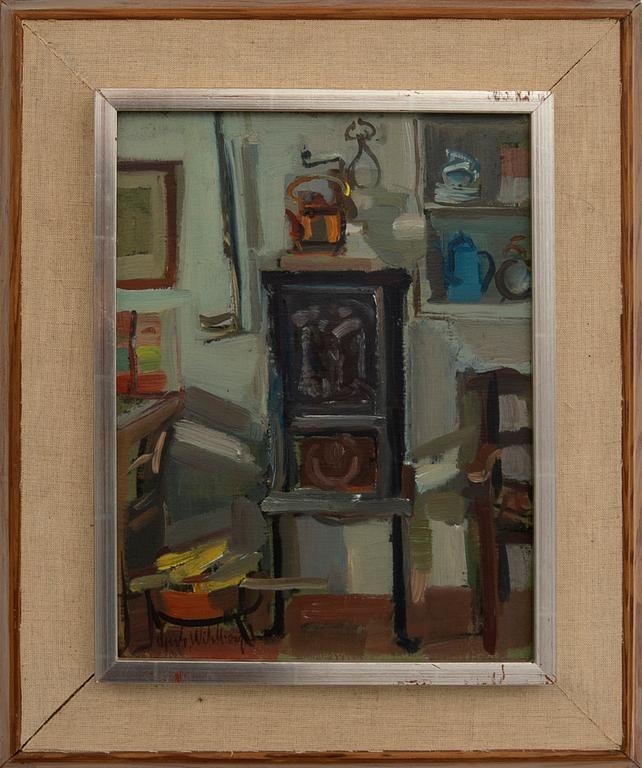 Gerhard Wihlborg, "Interiör med sättugn" - Grimshög.