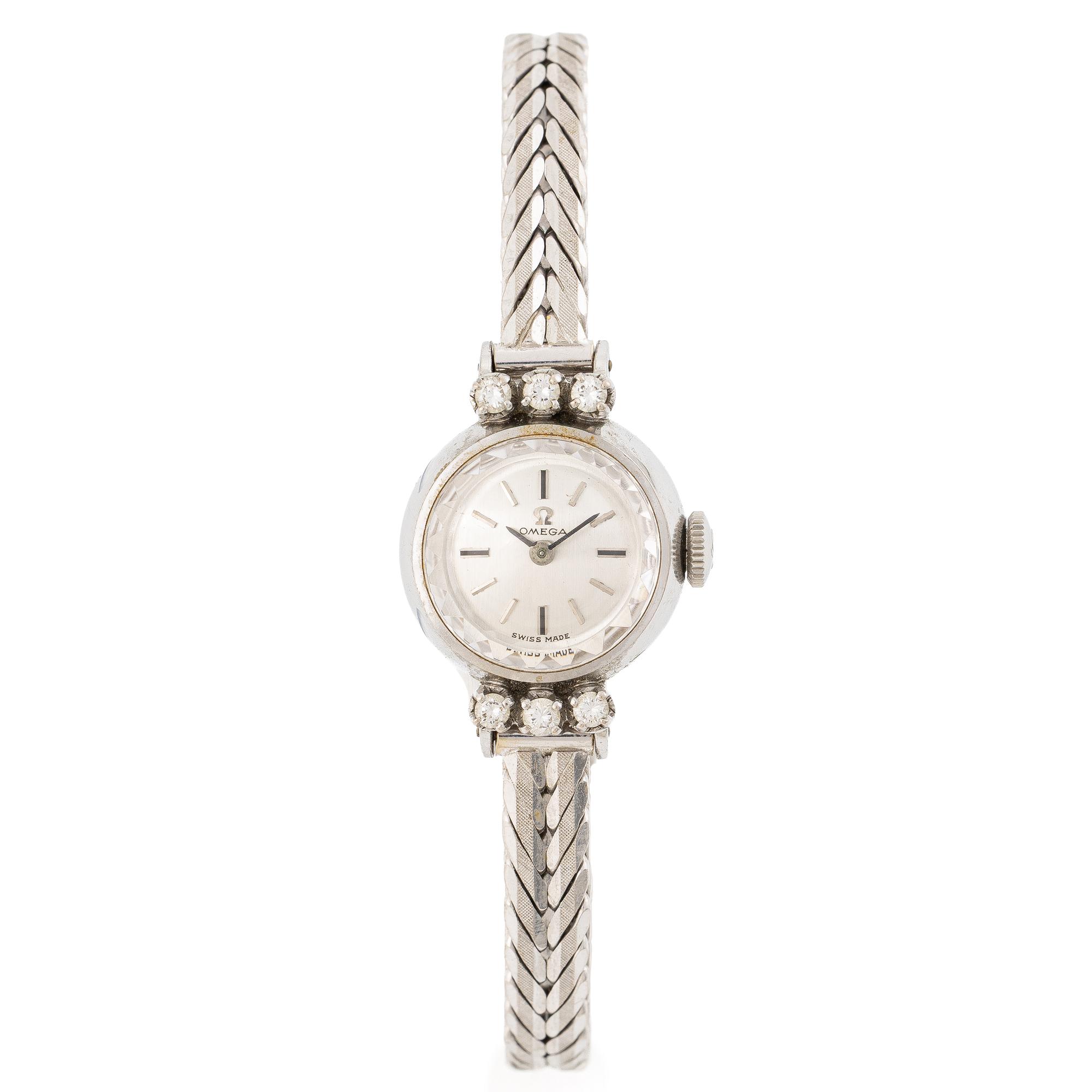 Omega, armbandsur, 17 mm.