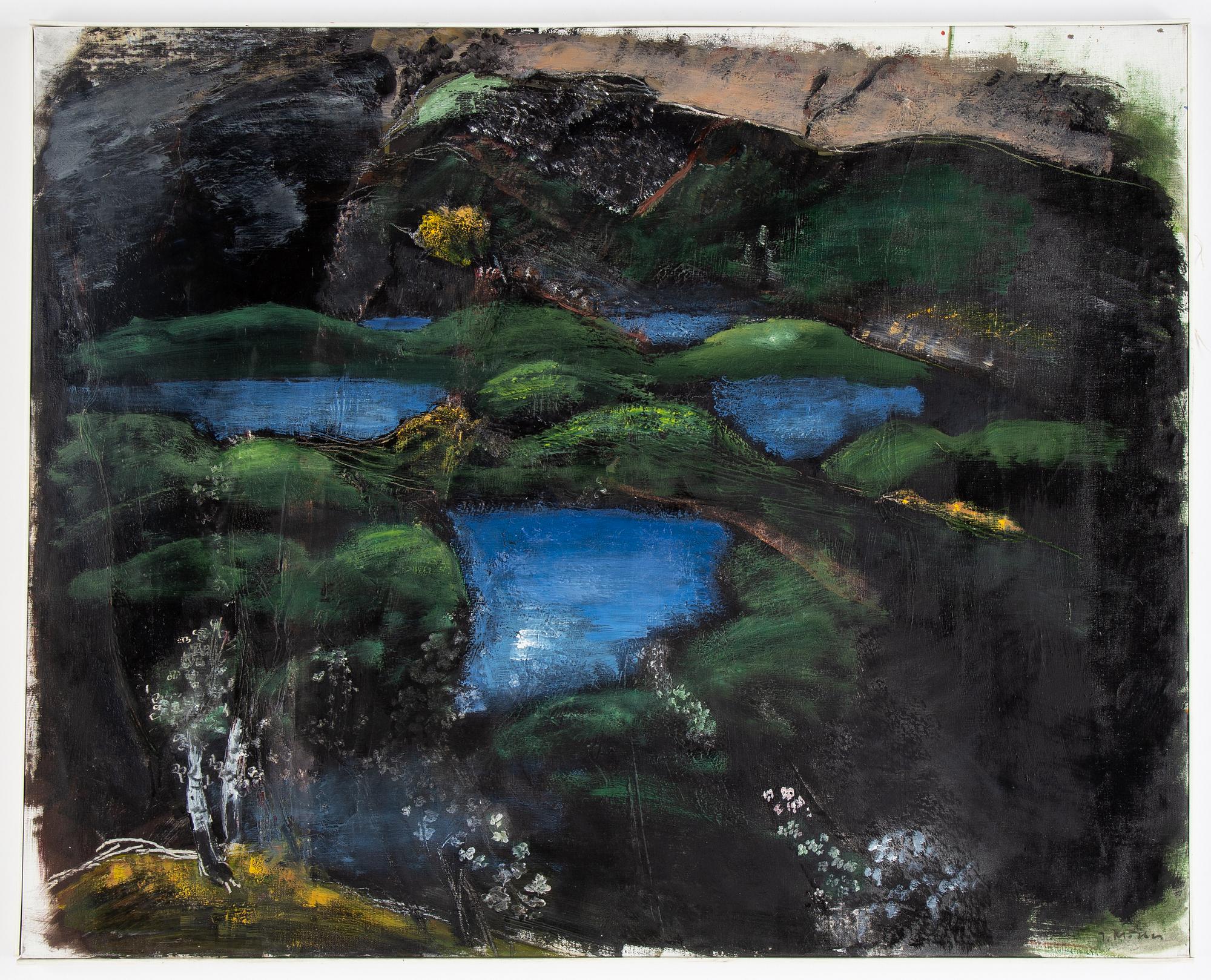 Ingegerd Möller, oil on canvas. Signed.