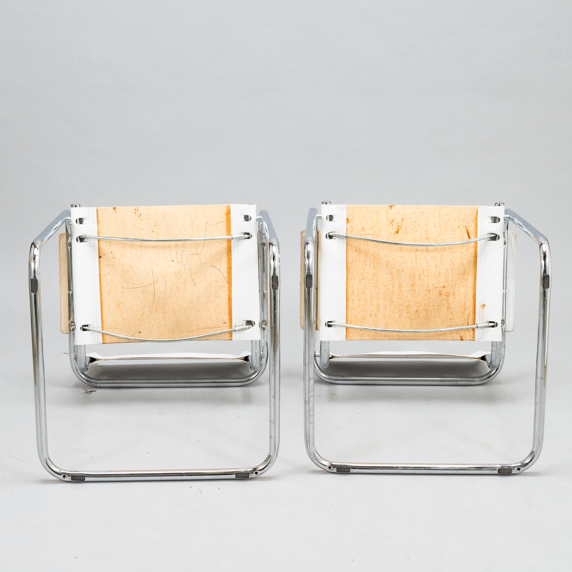 Four Italian armchairs from second half of the 20th century.