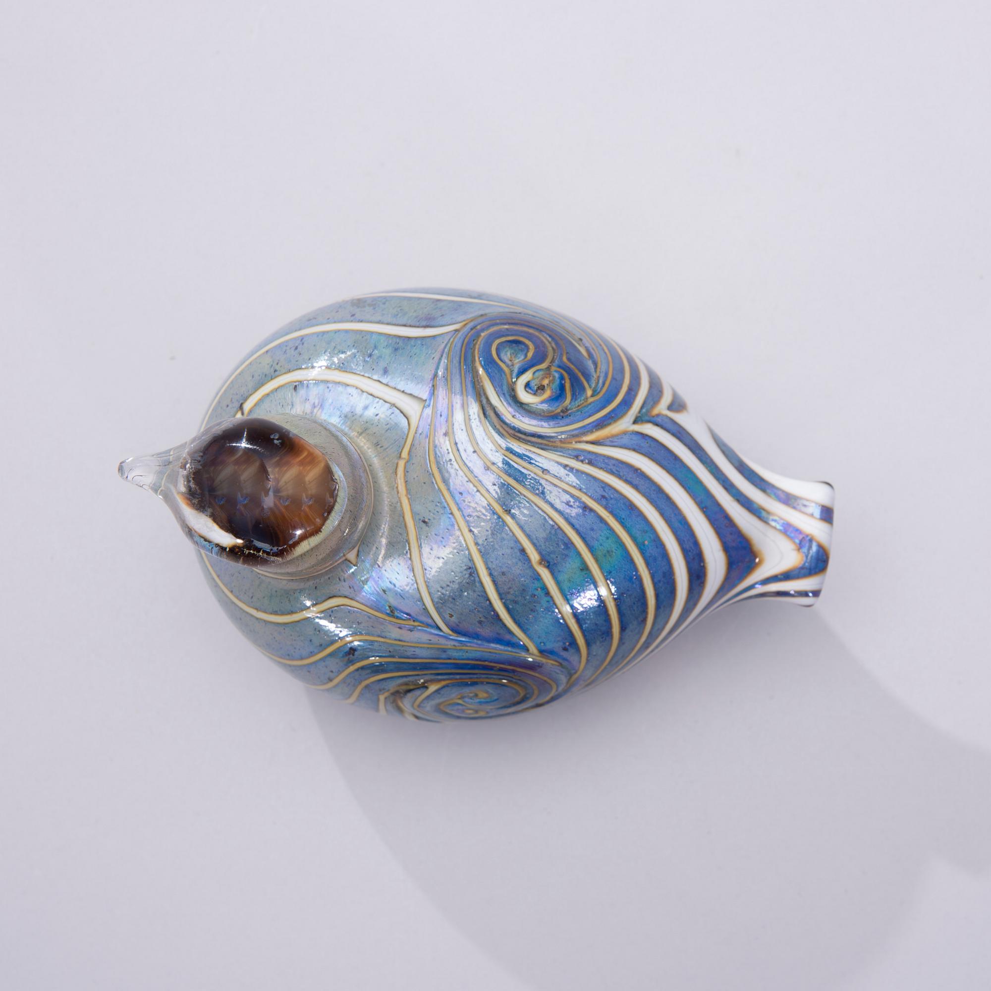 FIGURIN, 2 st, glas, signerad O. Toikka Nuutajärvi samt Oiva Toikka Nuutajärvi Notsjö.