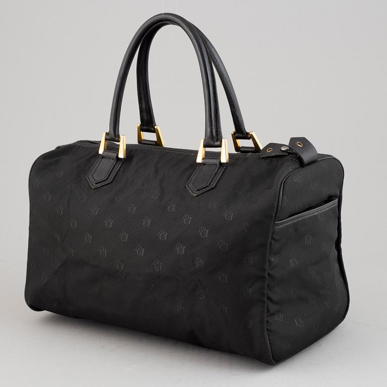 Christian Dior, a brack canvas 
'Speedy' handbag.
