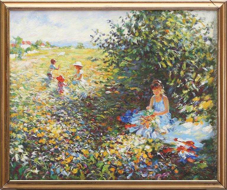 ANATOLI BELENOG, olja på duk, signerad.