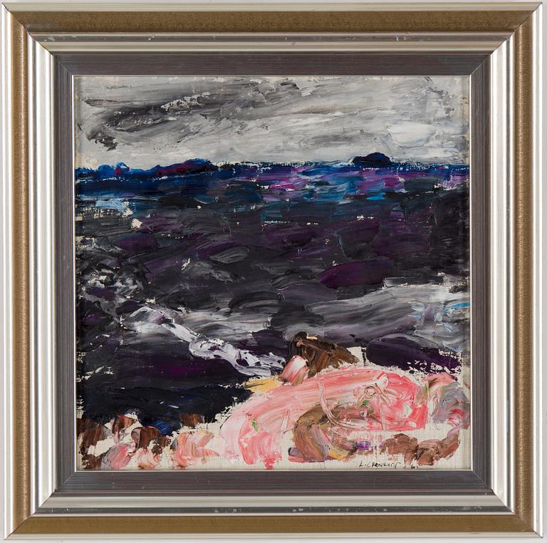 A Lena Cronqvist oil on canvas, signed and dated -68.