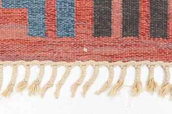 Anna-Greta Sjöqvist, matta, rölakan, ca 200 x 154 signerad AGS.