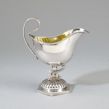 GRÄDDKANNA. Empire, Carl Magnus Barkander, Linköping 1822. Vikt ca 181g.