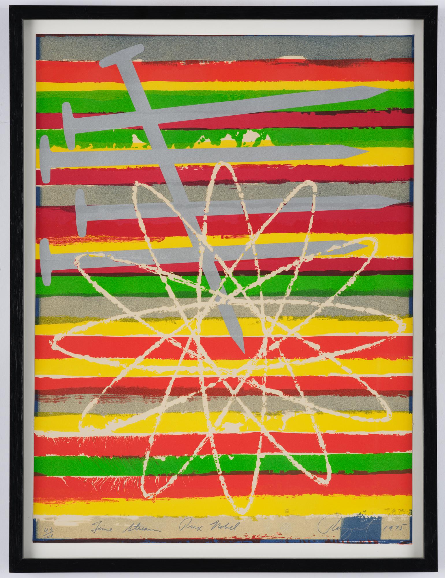James Rosenquist, "Time Stream Prix" from: "Hommage aux Prix Nobel" (The Nobel Prize Portfolio).