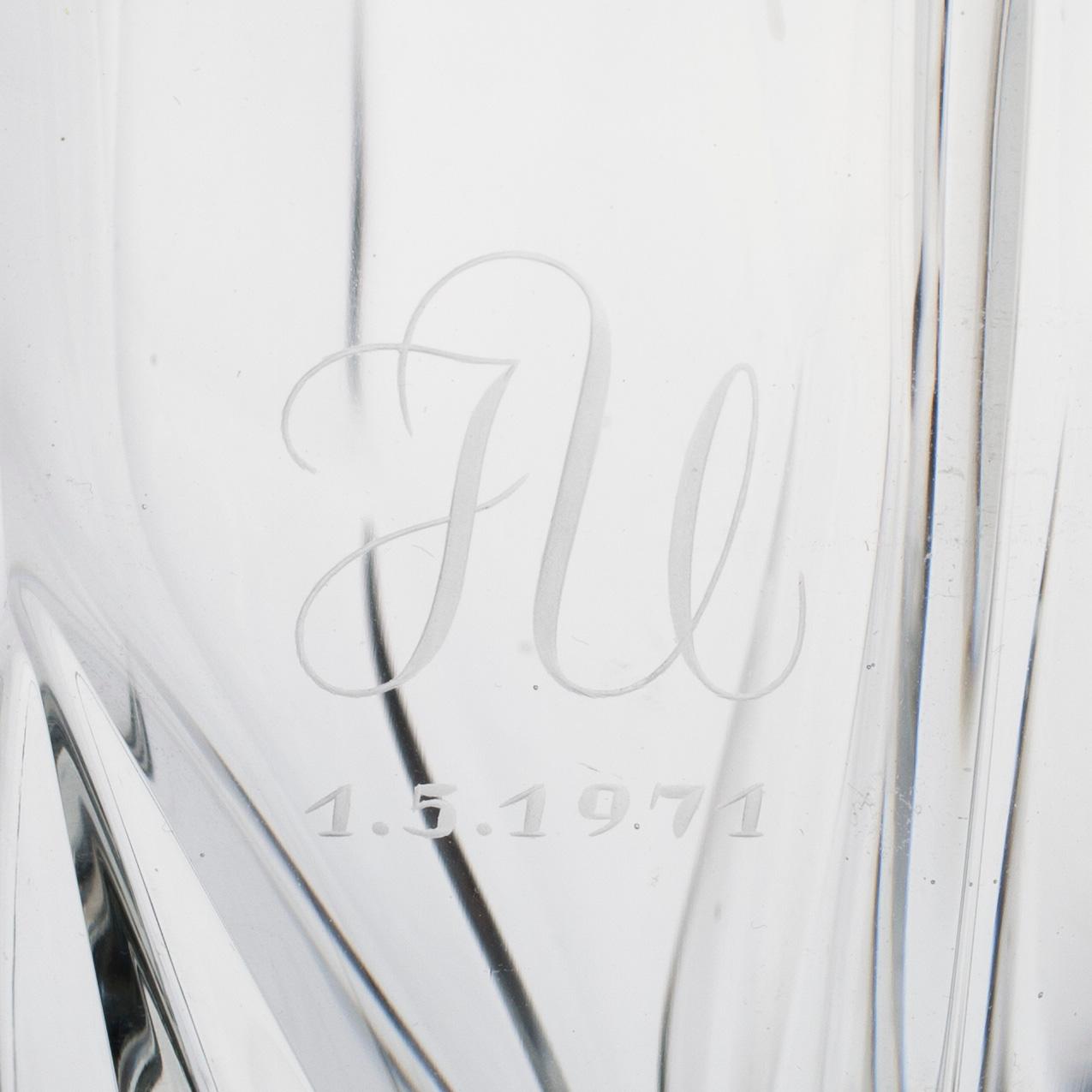 VAS, glas, "Isberg", signerad Tapio Wirkkala -3825.