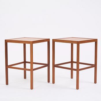 Nordiska Kompaniet, a sideboard with tables and a serving trolley, Sweden 1950s.