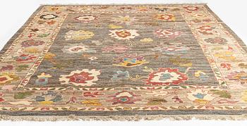 Matta, Persisk, Arts and Crafts mönster, 402 x 308 cm.