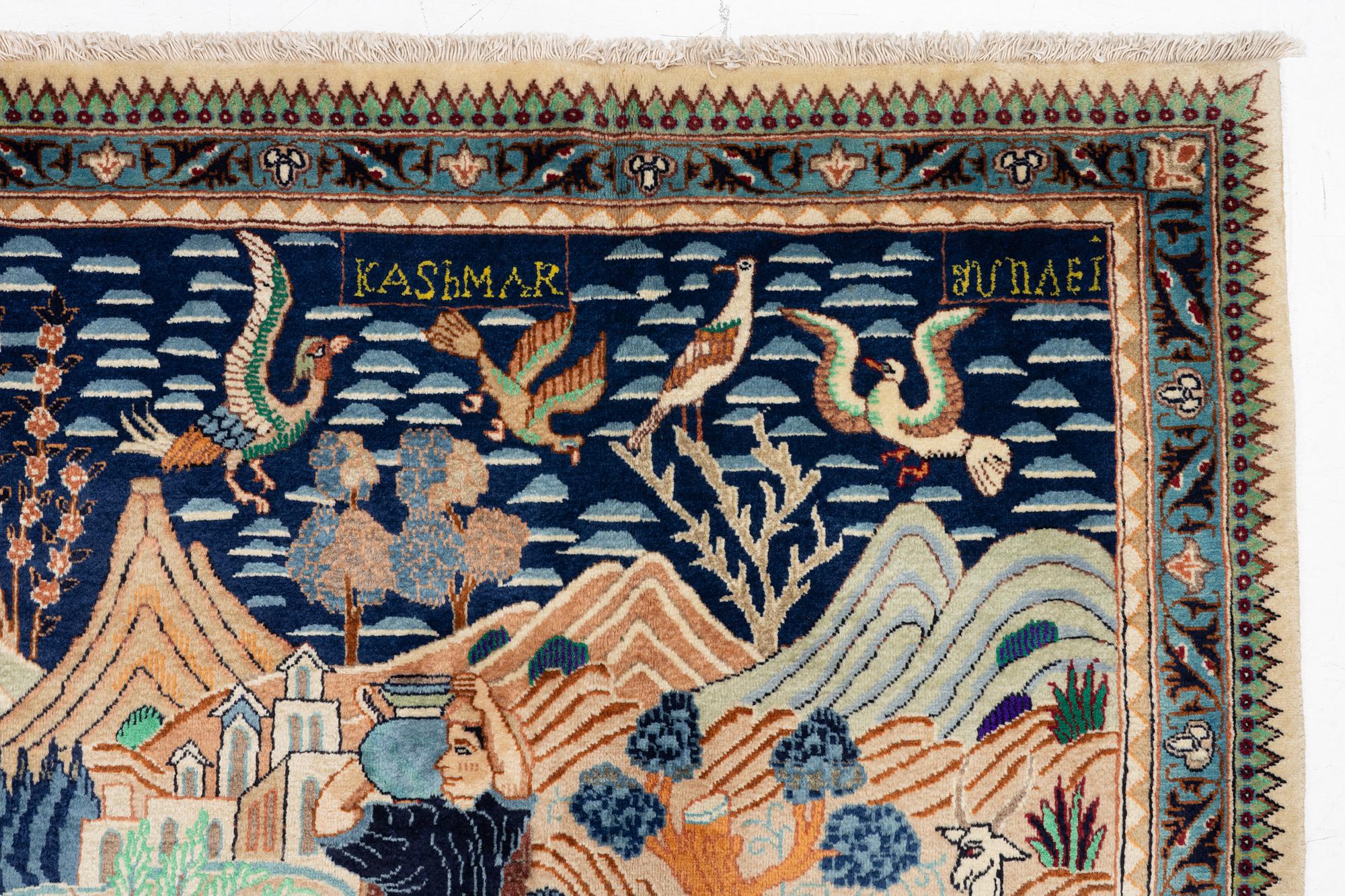 Carpet, Kashmar 285 x 195 cm.