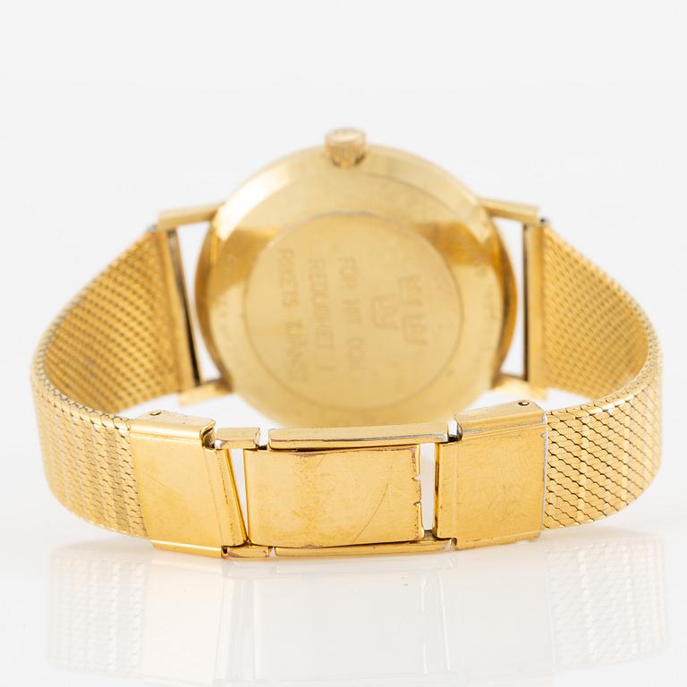 Tissot, Seastar Seven, 18K gold, wristwatch, 33.5 mm.