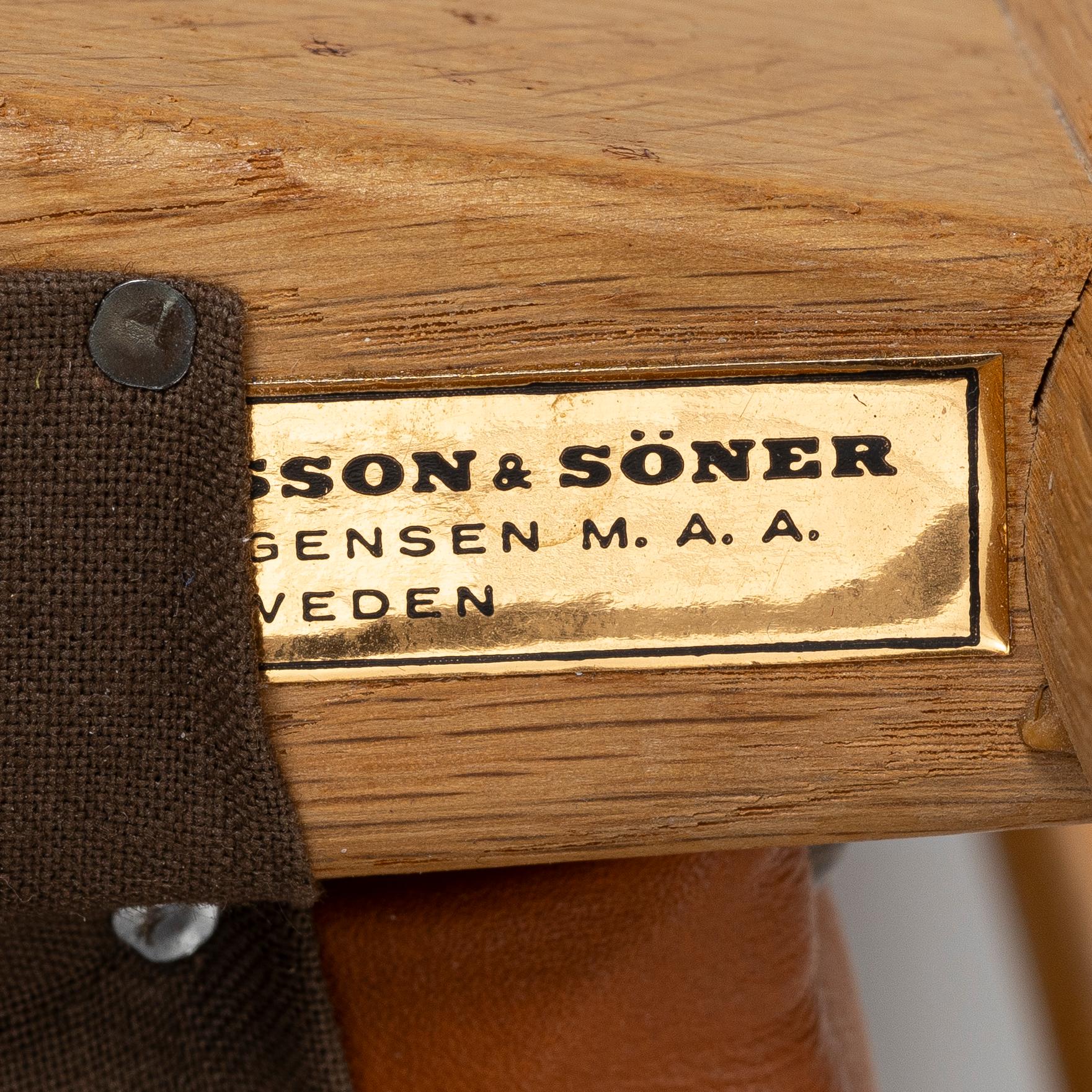 Børge Mogensen, Four 'Öresund' chairs, Karl Andersson & Söner.