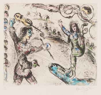 Marc Chagall, 'Acrobate et Violiniste'.