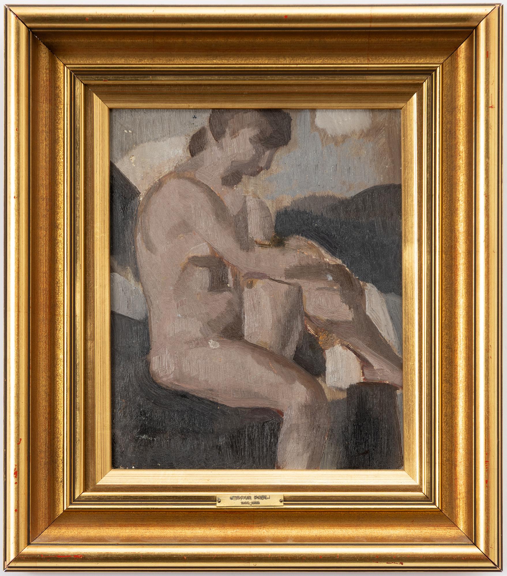 Georg Pauli, Modellstudie.