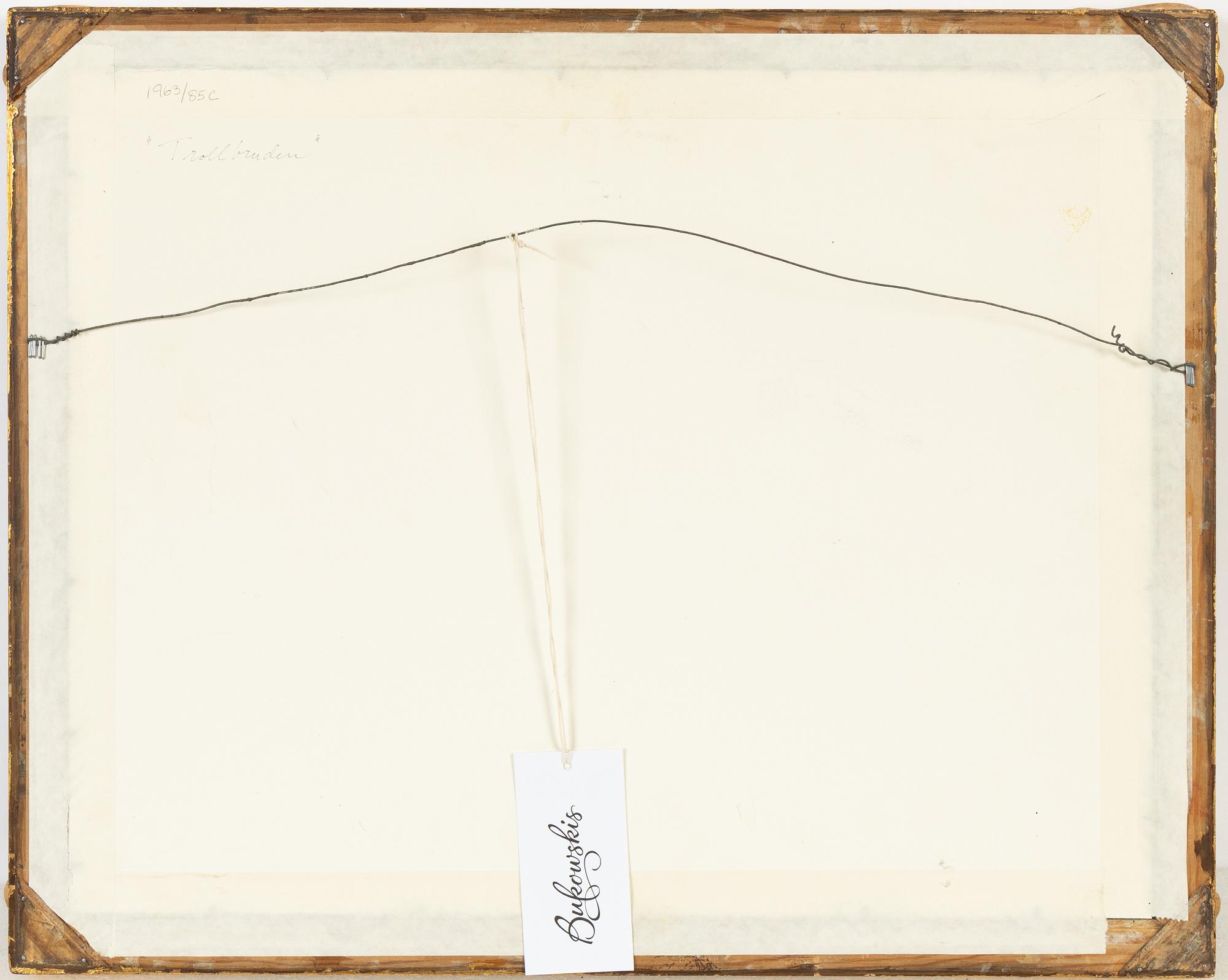 Robert Högfeldt, watercolour, signed.