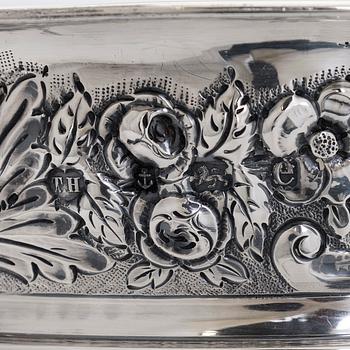 Skål, silver, Thomas Hayes, Birmingham 1904.