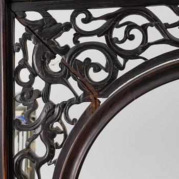 A pair of hardwood panels, China, 20th century.