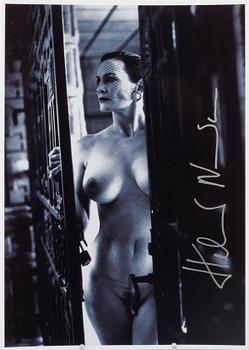 AUTOGRAFBILD, signerad Helmut Newton, 2000-tal.