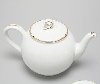 SERVISDELAR, 33 st, porslin, "Swedish Grace", Louise Adelborg, Lidköping/Rörstrand, 1900-tal.