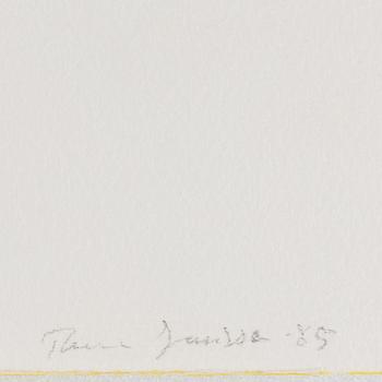 RUNE JANSSON, akvarell, signerad och daterad -85.