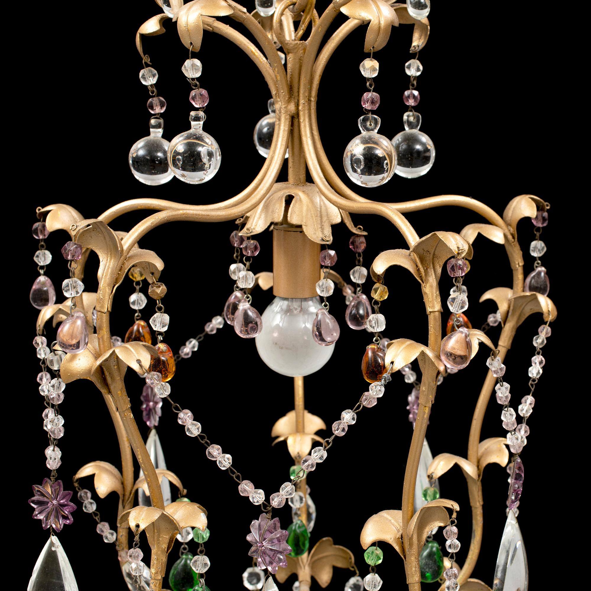 A 20th century ceiling light.