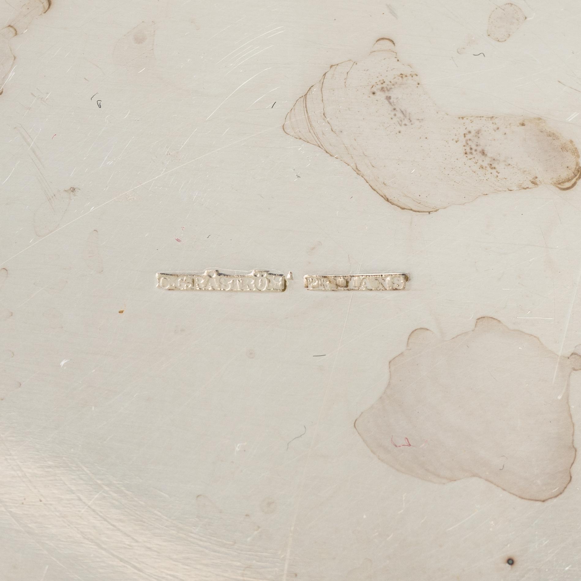 Karotter, ett par samt formar, ett par, nysilver, CG Råström.