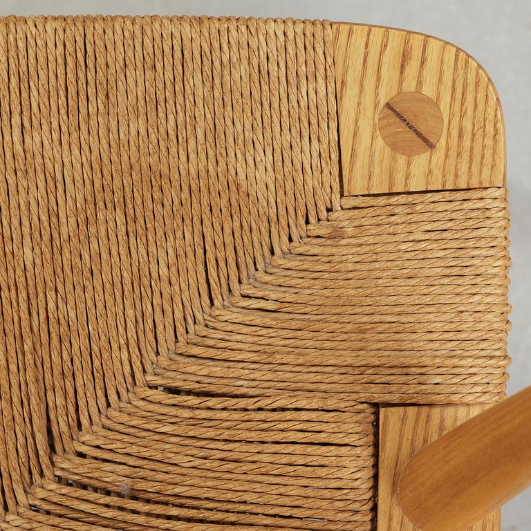 HANS J WEGNER, karmstol "Peacock chair", Johannes Hansen, Danmark.