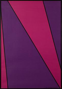 Olle Baertling · OLLE BAERTLING, efter, utställningsaffish, Malmö konsthall 1981.