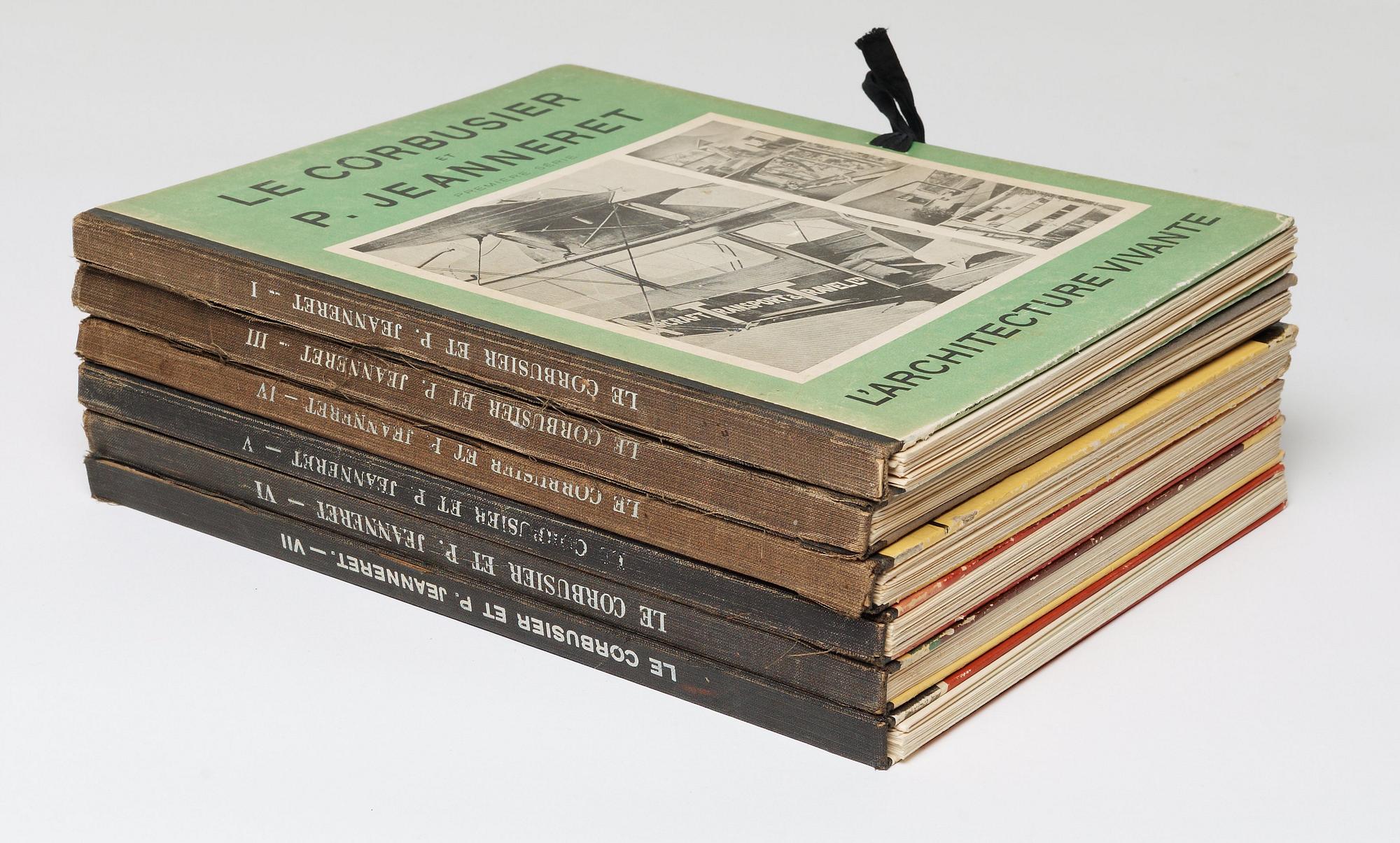 LE CORBUSIER et PIERRE JEANNERET, "L'Architecture Vivante", 6 vol.