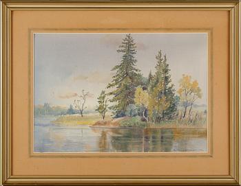 BODO VAN CAMPENHAUSEN, akvarell, signerad och daterad 1948.