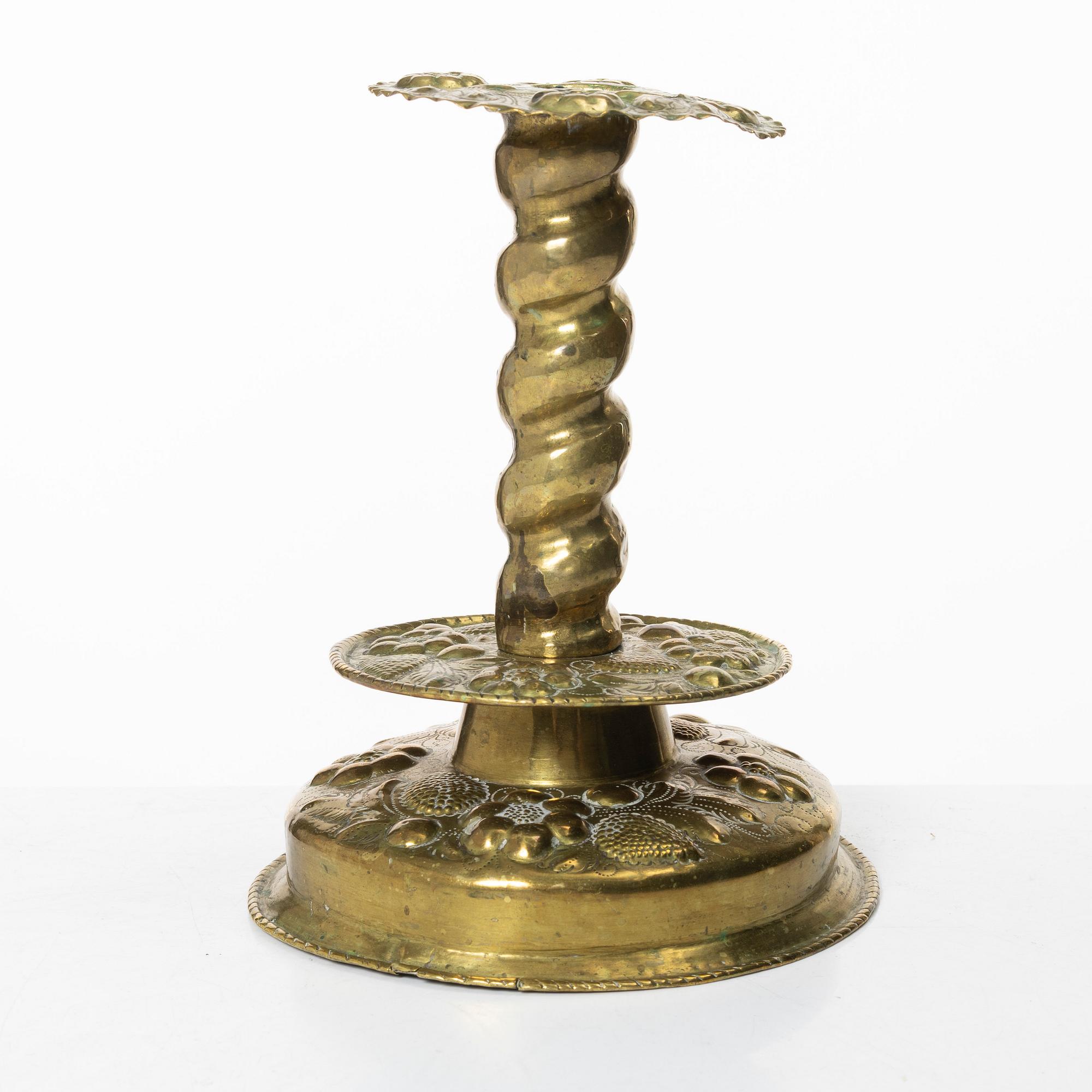 Ljusstake, Sverige, 1600-talets senare del / omkring år 1700, Karolinsk Barock.