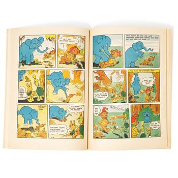 Serietidning, "Teddy på skattsökarfärd", Julen 1953.