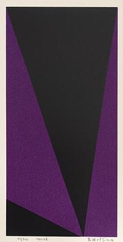 Olle Baertling, silkscreen in colours, 1962-68, signed 59/300.