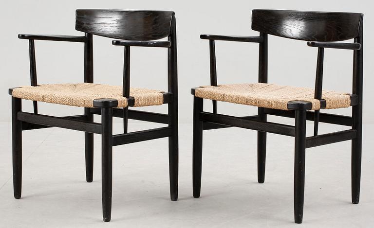 KARMSTOLAR, ett par, "Öresund", Börge Mogensen, Karl Andersson & Söner.