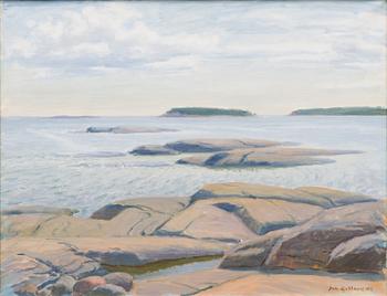 JOHANNES GEBHARD, olja på duk, signerad och daterad -68.