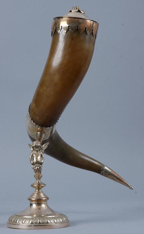 DRYCKESHORN, nysilver, 1900-talets första kvartal.