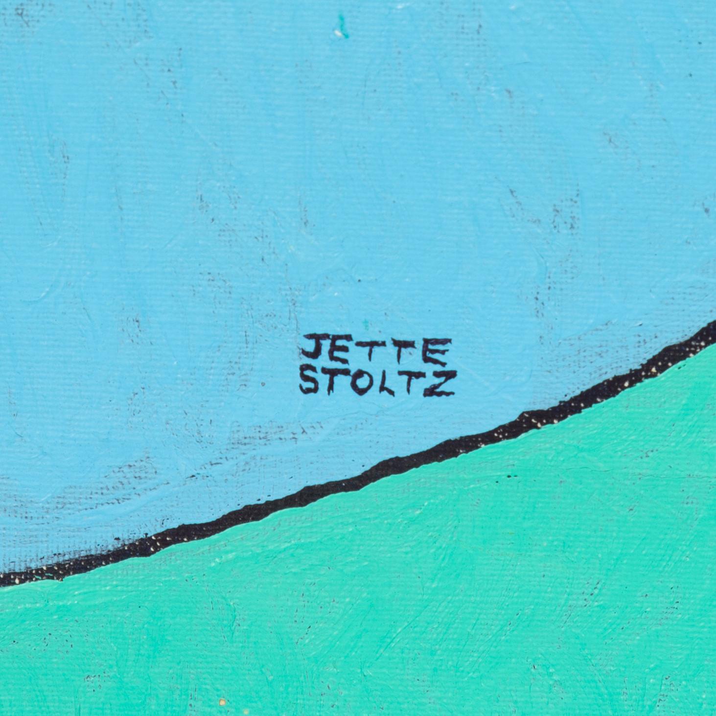 Jette Stoltz, oil on canvas, signed.