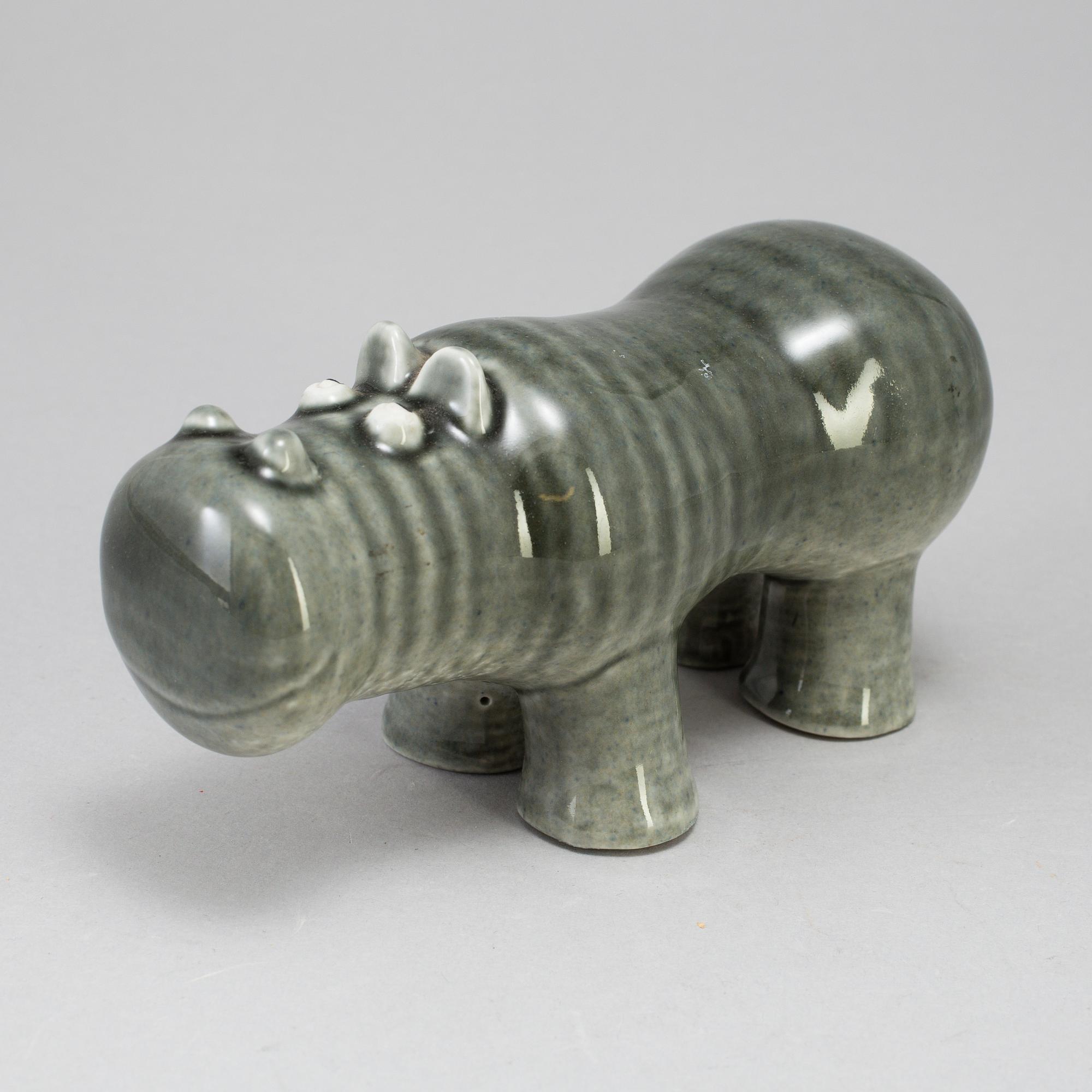 A stoneware figurine by Lisa Larson for Gustavsberg 1966-70.