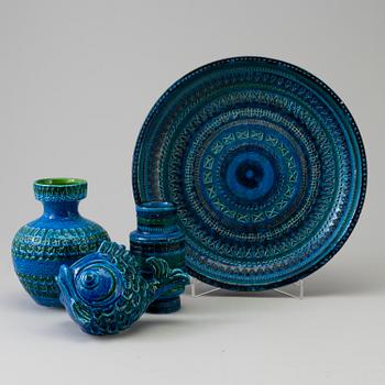 BITOSSI AND ITALICA ARS, four stoneware pieces from Italy, 1960's.