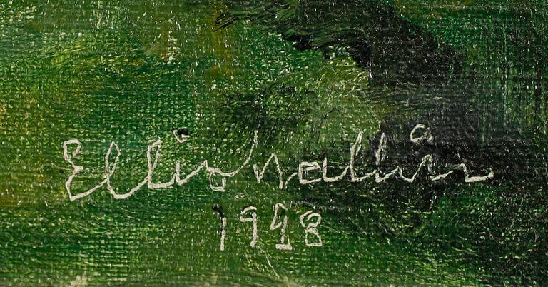 ELLIS WALLIN, olja på duk, signerad och daterad 1928.