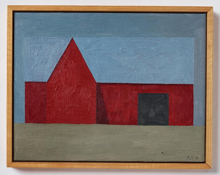Philip von Schantz, oil on canvas. Signed PvS and dated 95.