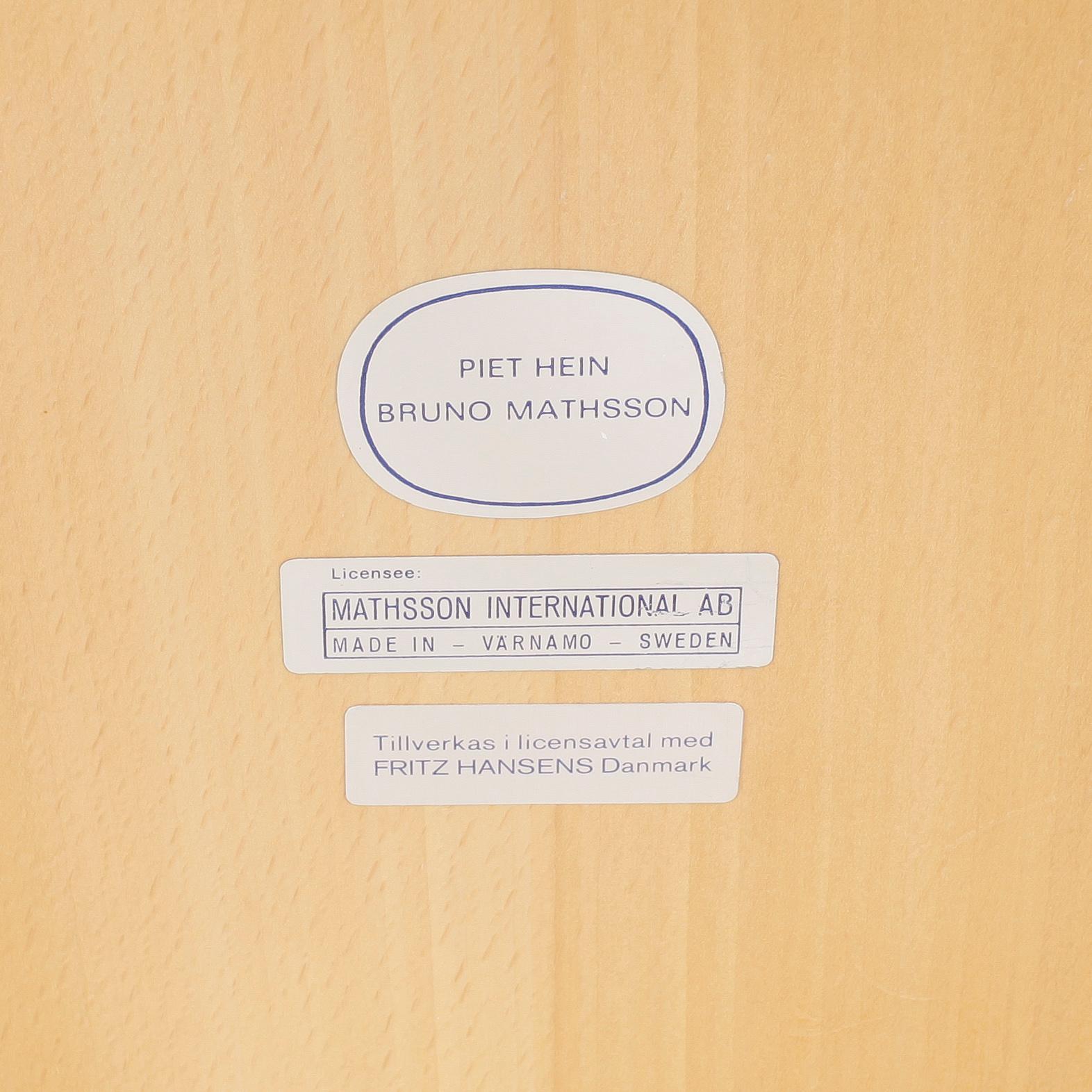 SOFFBORD, Bruno Mathsson, Mathsson International, Fritz Hansen.