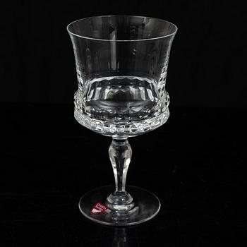 Ingeborg Lundin, glasservis, 55 delar, ”Silvia”, Orrefors.