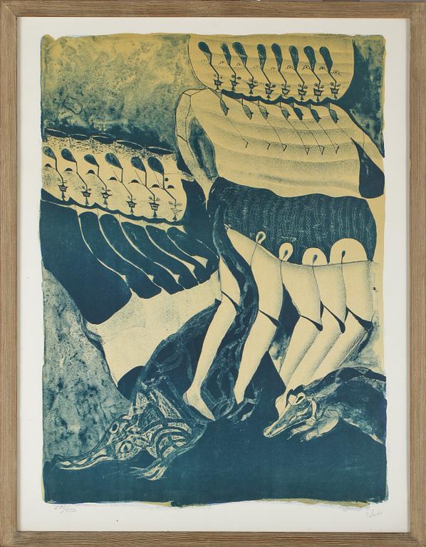 FRANCISCO TOLEDO, färglitografi, signerad och numrerad 279/350.