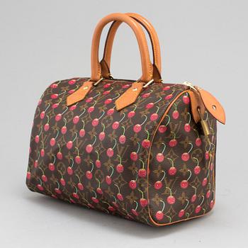 LOUIS VUITTON, "Monogram cerises cherry Speedy 25", limited edition s/s 2005.