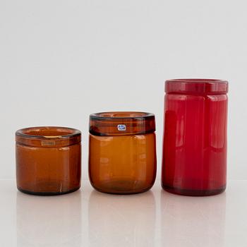 Erik Höglund, collection of glass objects, 17 pieces, Boda.