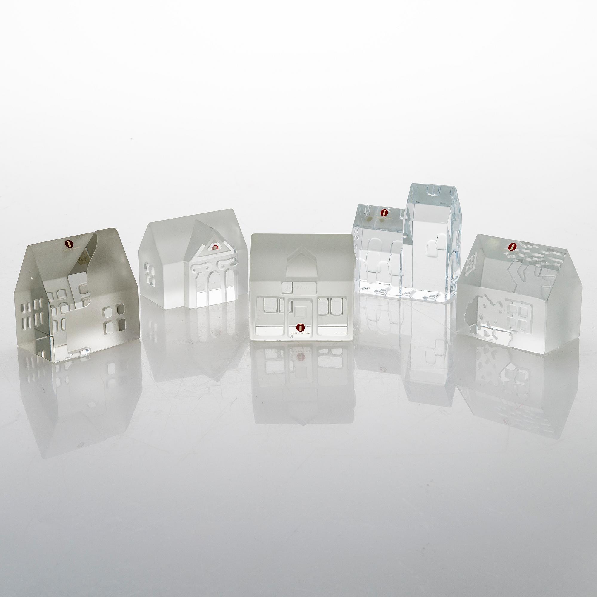 イッタラ village house JORMA VENNOLA Jorma Vennola Iittala Finland Glass Village House 1989
